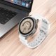 thumbnail image 4 of Correa de reloj de silicona engrosada Correa de reloj para Galaxy Watch 6 (Blanco), 4 of 7