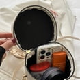 thumbnail image 6 of Women's Designer Handbag Cylinder Shoulder Bag PU Leather Bucket Bag, 6 of 8