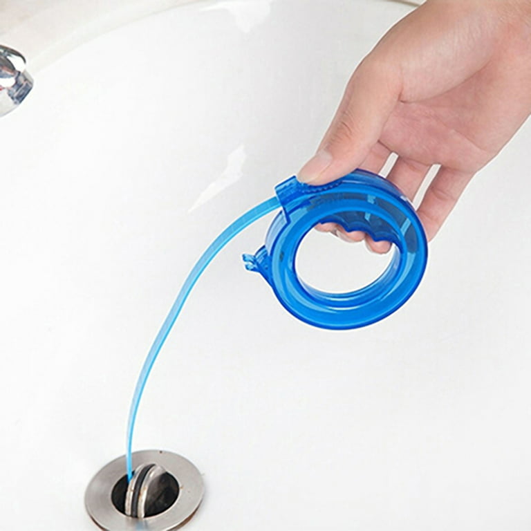 Yesbay Home Drain Sink Brush Cleaner Bathroom Unclog Sink Tub Snake Hair  Removal Tool,Sink Hair Cleaner 