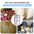 thumbnail image 4 of Visland Pet Training Bell Resistance to Pulling Adjustable Polyester Dog Training Doorbell Rope for Home, 4 of 8