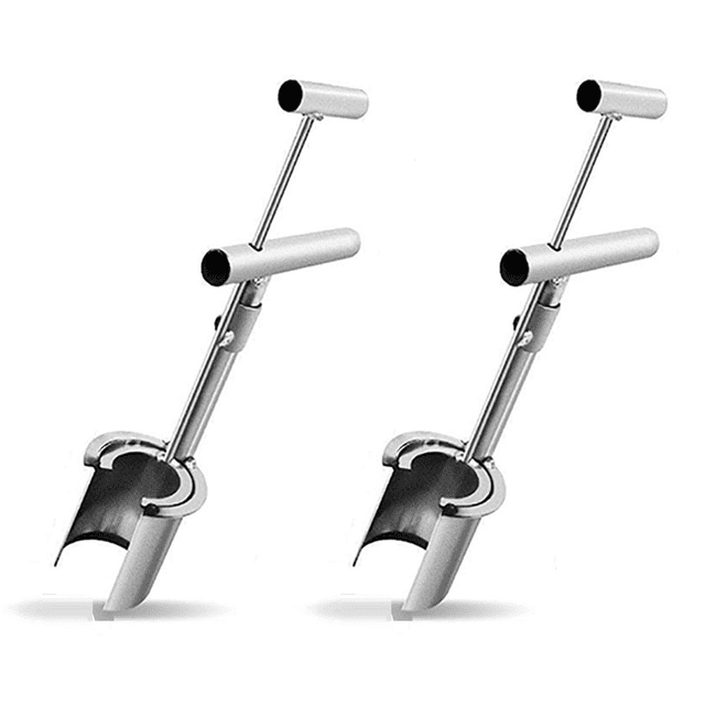 2X Plant and Fruit Tree Seedling Transplanter, 2024 New Stainless Steel Planting Garden Tools with Long Handle Handheld