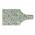 thumbnail image 1 of Floral Cutting Board, Vibrant Colored Complex Image Birds with Roses Leaves and Polka Dots Nature Scenery, Tempered Glass Cutting and Serving Board, Wine Bottle Shape, Multicolor, by Ambesonne, 1 of 1