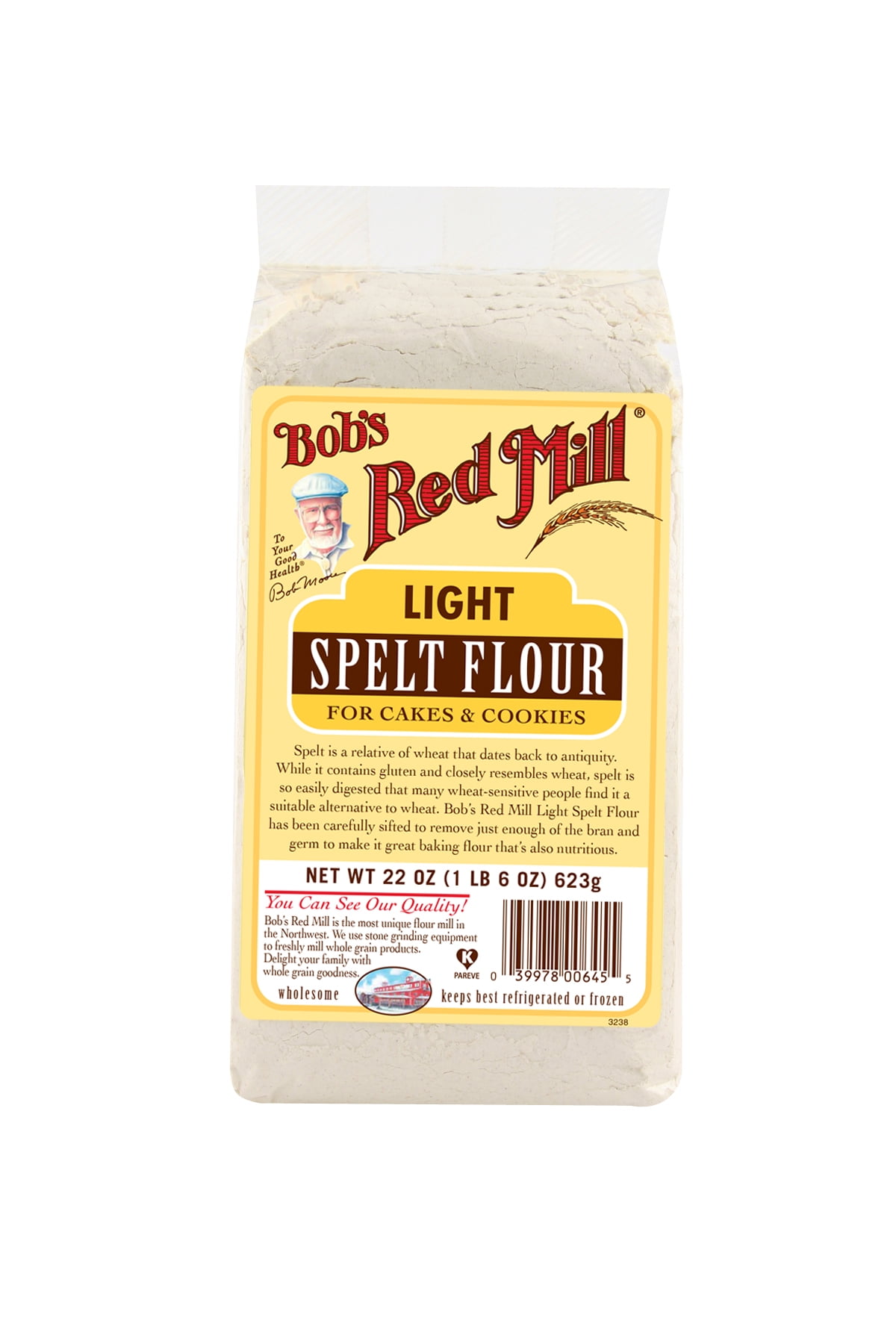 Bobs Red Mill Light Spelt Flour, 22 Oz by Bob'S Red Mill