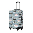 thumbnail image 2 of Uemuo Swan Princess On Lake Printed Washable Luggage Cover - Fashion Suitcase Protector Fits 18-32 Inch Luggage -Large, 2 of 9