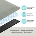 thumbnail image 6 of Martha Stewart Miles Modern Diamond Anti-Fatigue Air-Infused Kitchen Mat, Blue, 19.6"x39", 6 of 9
