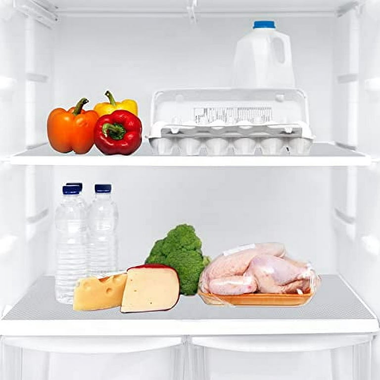 8 Pcs Refrigerator Mats ,EVA Refrigerator Liners Washable Can Be Cut