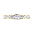 thumbnail image 3 of 14k Yellow Gold Diamond Engagement Ring Band (0.70 Carat) (Ring Size 10) (I1-I2 Clarity), 3 of 4