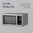 thumbnail image 6 of Farberware 1.3 cu ft Microwave Oven, 1100W Countertop Microwave Oven with Smart Sensor, Stainless Steel, 6 of 6