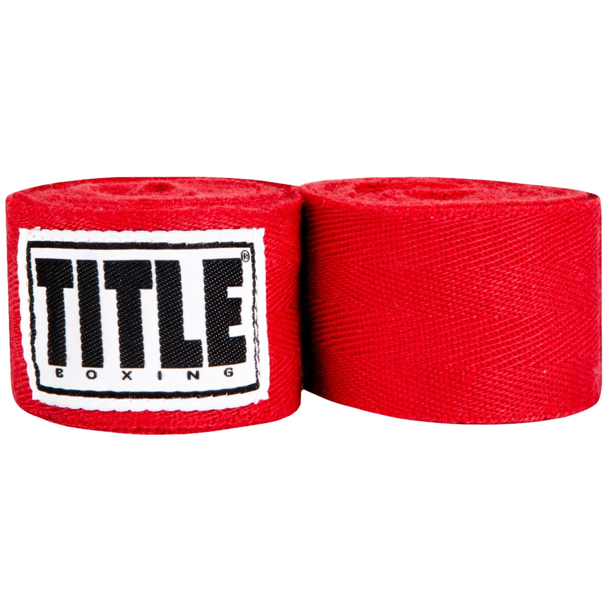 Title Boxing Traditional Weave HandwrapsRed