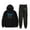 Black, variant on Mordecai and the Rigbys Hoodie Jogger Pants Two Piece Set Sweatshirts Sweatpants Women Men Outfit Sets