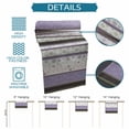 thumbnail image 6 of Table Runner - 48 Inch Long, Purple Geometric Kitchen Dining Table Runner Dresser Scarves, Stripes Boho Spring Flowers Country Rural Farmhouse Decor for Coffee Tables Wedding Party Banquet, 6 of 8