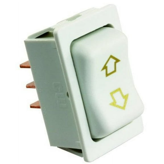 JR Products 12385 SLIDE-OUT SWITCH, 4-PIN, WHITE / EA