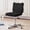 Black Ripples, variant on Carolayne 13.8-18.9‘’ Adjustable Vanity Chair, 360° Swivel Upholstered Ottoman Stool for Makeup Room Living Room, Black