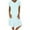 Light Blue, variant on fheaev Plus Size Summer Dresses For Women 2024 Eyelet Embroidery V Neck Short Sleeve Midi Dress T-Shirt Dress