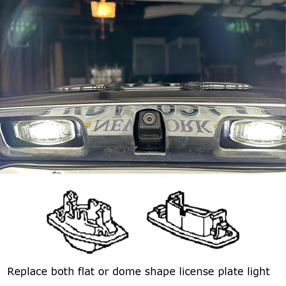 Super Bright Ice Blue Aqua Full LED License Plate Light Kit For Acura MDX RL TL TSX ILX Honda Civic Accord Odyssey
