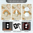 thumbnail image 3 of Yayeee Toggle Light Switch Wall Plate 1-Gang 4.5"x2.7" Home Decorative Outlet Cover, Retro Rainbow, 3 of 7