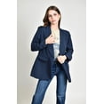 thumbnail image 1 of Blazer manga 3/4 Roman Fashion /Juvenil, 12255 (Azul marino) azul marino CH, 1 of 5