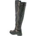 thumbnail image 3 of West Blvd Detroit Quilted Riding Thigh High Over the Knee Boots, 3 of 4