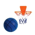 thumbnail image 6 of AMLESO Silent Basketball with Hoop Portable No Noise Children Adult Toy Blue Size 7, 6 of 9
