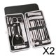 thumbnail image 1 of Juego de cortauñas,Cortauñas Set de aseo profesional con estuche,Juego de herramientas de manicura Herramientas portátiles para el cuidado de las uñas para hombres,Juego de cortaúñas, 1 of 10