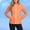 Orange, variant on Tqcoqu Women's UPF 50 Sun Shirts UV Protection Clothing Long Sleeve Full Zip Jacket Lightweight Workout Athletic Tops,Red,Women's S-XXL