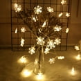 thumbnail image 4 of Christmas DecorParty Light-up DecorationChristmas Snowflake String Lights Decorations Winter Fairyland Decor Christmas Snowflake String LightsParty headband, 4 of 7