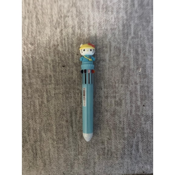 Pen Sanrio Hello Kitty Multicolor Pen 10 Colors. New (BONUS 1 FUN CHOPS)