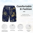 thumbnail image 5 of Xecao Vintage Golden Butterfly for Men's Swimming Trunks Swim Trunks Quick Dry Swim Shorts with Mesh Lining Funny Swimwear Bathing Suits, 5 of 9