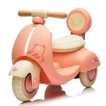 12V Kids Ride On Electric Motorcycle,Toddler Scooter For 1-3 Years BABY's First Toy.Pink