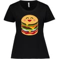 thumbnail image 3 of Inktastic Hamburger Kawaii Women's Plus Size T-Shirt, 3 of 5