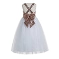 thumbnail image 2 of Ekidsbridal Crossed Straps A-Line Flower Girl Dress Junior Bridesmaid Evening Formal Gown Pageants 177 12, 2 of 7