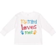 thumbnail image 3 of Inktastic My Mimi Loves Me Cute Boys or Girls Long Sleeve Toddler T-Shirt, 3 of 5