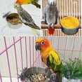 thumbnail image 4 of Naisfei 3 Pcs Bird Feeding Cups, Stainless Steel Bird Feeding Dish Cups,  Parrot Food Water Bowls with Clamp Holder, Bird Dishes for Bird Parrot Cockatiel, Chinchilla,Small Animal, 4 of 5