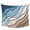 Blue, variant on Green Ombre Small Tapestry for Bedroom Wall Hanging Tapestry, Modern Geometric Abstract Dark Red Cream Ceiling Backdrop Tapestries Poster Blanket Wall Decor for Teens Room Living Room Dorm 23" x 28"