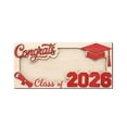thumbnail image 2 of Cartera portadinero con clip para efectivo, regalo de graduación de la promoción de 2026: tarjeta de madera con diseño de diploma para graduados de secundaria o universidad., 2 of 6