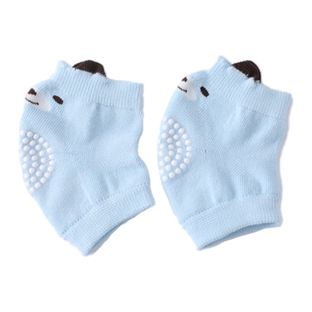 Calcetines antideslizantes FloreceBien para gatear, protectores de rodillas y codos con dibujos animados para niños pequeños