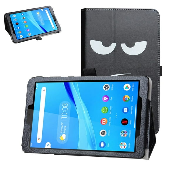 Labanema 8" Lenovo Tab M8 FHD (2nd Gen) TB-8705F Case, PU Leather Folio Stand Protective Case, Cover for 8" Lenovo Tab M8 FHD (2nd Gen) TB-8705F (Big Eyes)