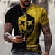 thumbnail image 2 of Moda XOXO Patrón 3D Impreso Hombres T-Shirt Streetwear Casual Estilo Deportivo Camisa Masculina O-Cuello De Gran Tamaño Camisetas Tops Tee XS-6XLpangjing, 2 of 4