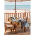 thumbnail image 2 of Outdoor Table Cloth with Umbrella Hole and Zipper, Mountain Waterproof Rectangle Tablecloth 54"x80", Modern Landscape Oil Painting Abstract Art Washable Table Cover for Outside Party Patio Picnic, 2 of 8