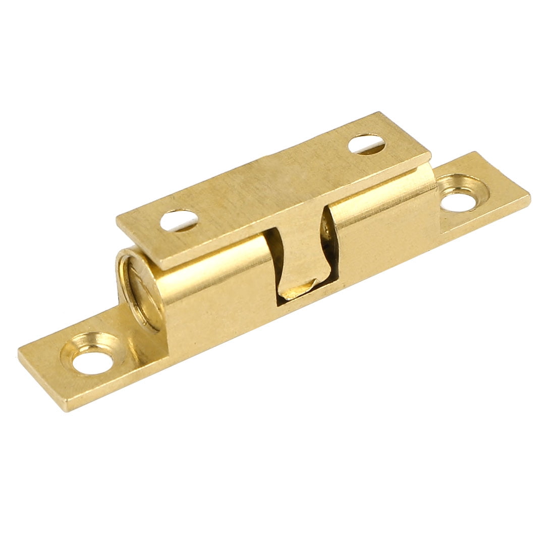 Furniture Cabinet Drawer 60mm Long Double Ball Catch Door Latch Furniture Cabinet Drawer 60mm Long Double Ball Catch Door Latch Brass Tone
