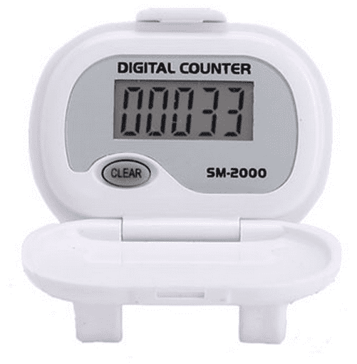 SM2000 Step Pedometer Simple Walking Pedometers with Belt Clip