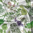 thumbnail image 5 of Ambesonne Botanical Valance Pack of 2, Vegetarian Diet Items, 42"X12", Olive Green Purple White, 5 of 5