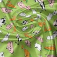 thumbnail image 5 of Ambesonne Cattle Window Valance, Cartoon Cattle Animals, 54" X 18", Multicolor, 5 of 5