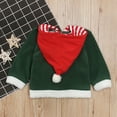 thumbnail image 3 of Baby Girl Christmas Clothes Fleece Hoodie Jacket with Belt Long Sleeve Zipper Hooded Coat Outwear, 3 of 5