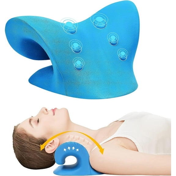Neck Stretcher for Pain Relief, Neck Cervical Traction Device,Neck and Shoulder Relaxer for Muscle Tension Relief, Neck Support, Neck Corrector for TMJ Pain & Cervical Spine Alignment