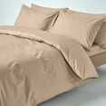 thumbnail image 1 of The Great American Store Lightweight Microfiber Twin/Twin XL Size Duvet Cover Set With Zipper Closure Solid Beige Soft And Comfrotable Comforter Cover and Pillow Shams, 1 of 1
