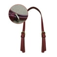 thumbnail image 4 of EeaseMX Asas de cuero sintético para bolso de mano, correa de repuesto duradera para bolso de mano, cinturón para bolso de mujer (clarete), 4 of 7