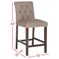 thumbnail image 5 of Safavieh Norah Counter Stool, 5 of 7
