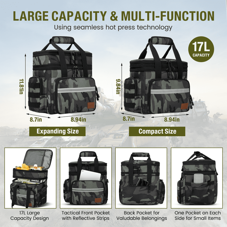 Cshidworld Expandable Insulated Lunch Bag, 24L photo 2