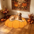 thumbnail image 4 of Zynviq Thanksgiving Area Rugs Pumpkin 31.5" X 19.7" Throw Rug Polyester Washable Novelty Orange Small Rug for Kitchen, 4 of 6